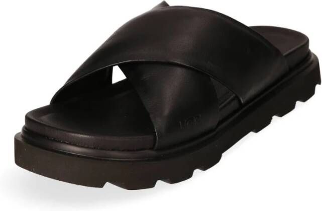 Ugg Luxe Crossband Sandalen Black Dames