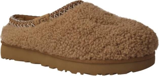 Ugg Maxi Curly Schapenvacht Klomp Kameel Brown Dames