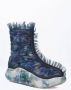 Ugg Mesh Overlay Ruffle Print Laarzen Blue Dames - Thumbnail 4