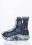 Ugg Mesh Overlay Ruffle Print Laarzen Blue Dames - Thumbnail 5