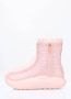 Ugg Mesh Overlay Ruffle Short Boots Franjes Pink - Thumbnail 5