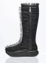 Ugg Mesh Overlay Ruffle Tall Boots Franjes Black Dames - Thumbnail 5