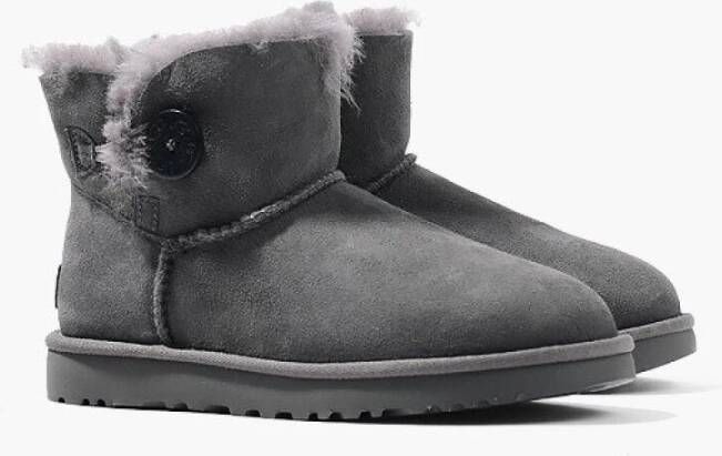 Ugg Mini Bailey Button II Laarzen Grijs Dames