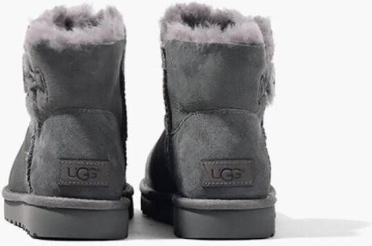 Ugg Mini Bailey Button II Laarzen Grijs Dames