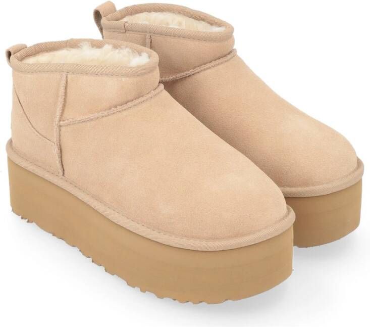 Ugg Mini Platform Sand Stijl Laars Brown Dames