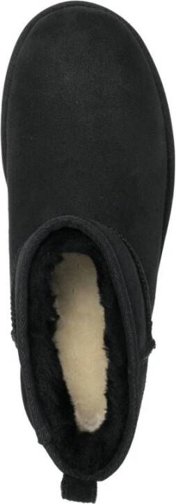 Ugg Mini Suède Laarzen Zwart Schapenvacht Black Heren