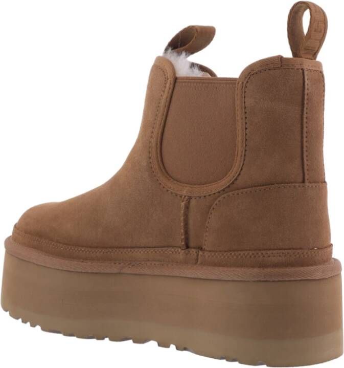 Ugg Neumel Platform Chelsea Laarzen Brown Dames