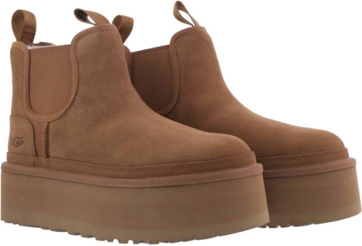 Ugg Neumel Platform Chelsea Laarzen Brown Dames