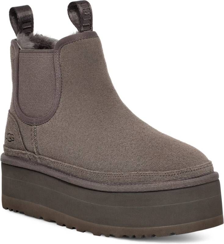 Ugg Neumel Platform Chelsea Laarzen Gray Dames