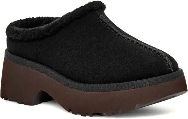 Ugg Nieuwe Hoogtes Gezellige Klompen Black Dames