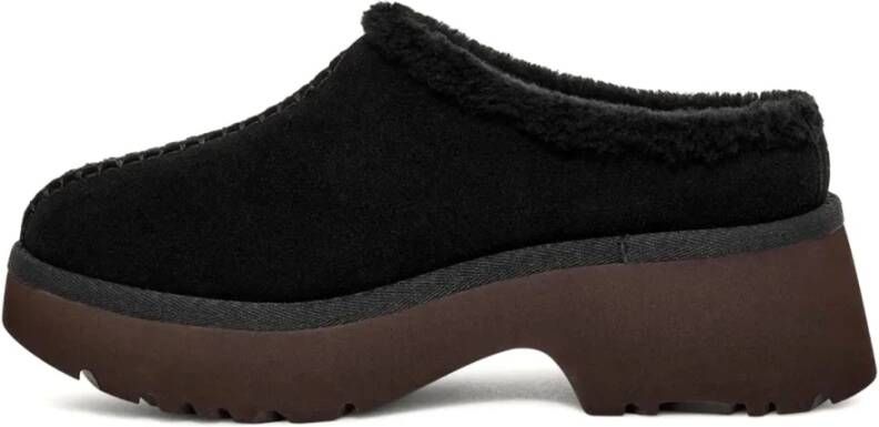 Ugg Nieuwe Hoogtes Gezellige Klompen Black Dames