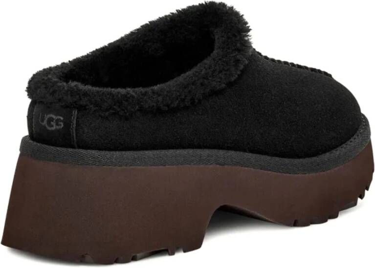 Ugg Nieuwe Hoogtes Gezellige Klompen Black Dames