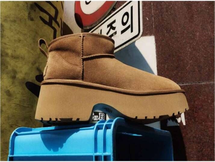 Ugg Nieuwe Hoogtes Klassieke Ultra Mini Laarzen Brown Dames