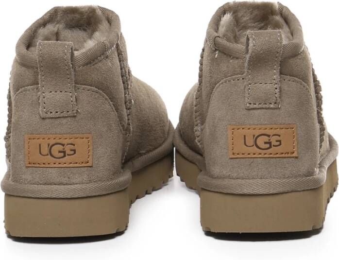 Ugg Omgekeerde Schapenvacht Laarzen Brown Dames