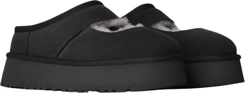 Ugg Platform Mary Jane Schoenen met Sheepskin Black Dames