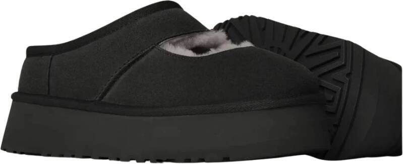 Ugg Platform Mary Jane Schoenen met Sheepskin Black Dames