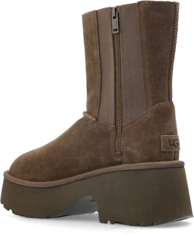 Ugg Platform sneeuwlaarzen Classic Twin Seam New Heights Brown Dames