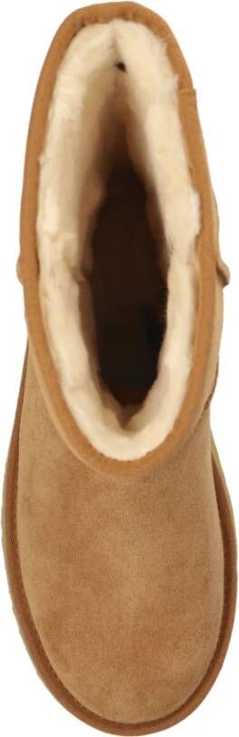 Ugg Platformlaarzen Klassiek Kort Nieuwe Hoogtes Beige Dames