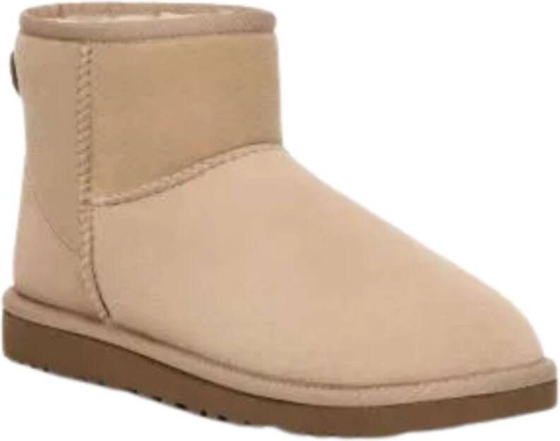 Ugg Platte sandalen met shearling voering Beige Dames