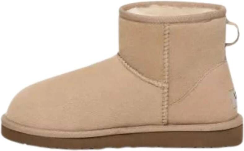 Ugg Platte sandalen met shearling voering Beige Dames