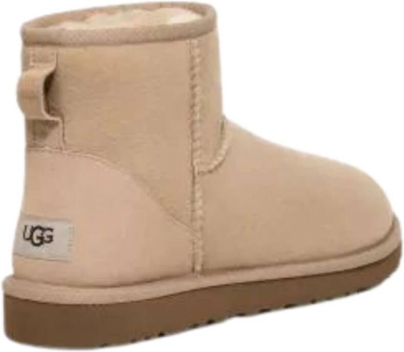 Ugg Platte sandalen met shearling voering Beige Dames