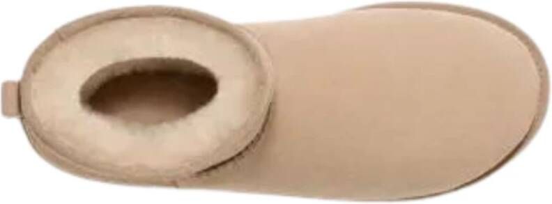 Ugg Platte sandalen met shearling voering Beige Dames