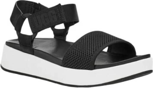 Ugg Platte sandalen Zwart Dames