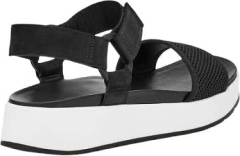 Ugg Platte sandalen Zwart Dames