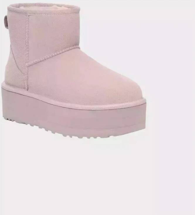 Ugg Roze Classic Mini Platform Snowboots Pink Dames