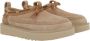 Ugg Sand Suede Slipper met Knotted Detail Beige Dames - Thumbnail 3