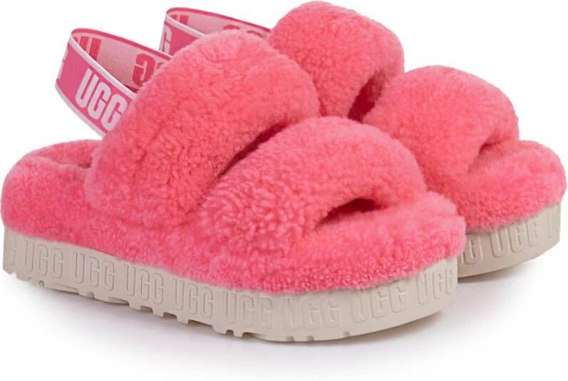 Ugg Schapenvacht Pantoffels Roze Pink Dames