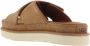 UGG Slippers Dames W Goldenstar Cross Slide Maat: 38 Materiaal: Suède Kleur: Cognac - Thumbnail 9