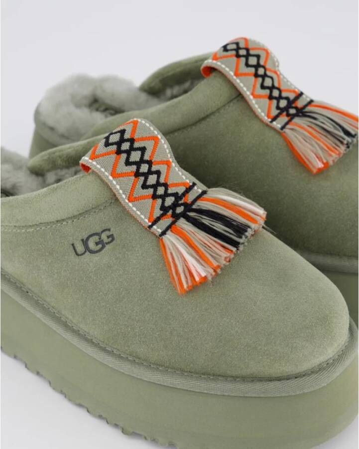 Ugg Shaded Clover Dames Pantoffels Green Dames