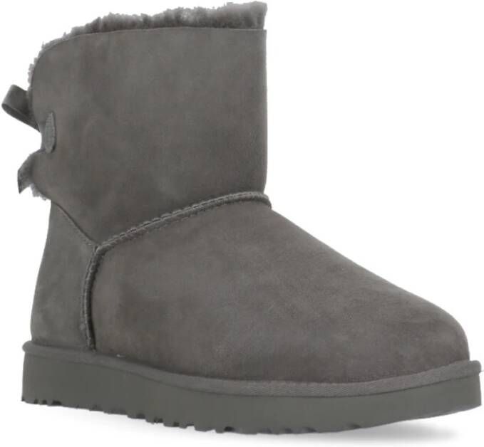 Ugg Shearling laarzen met achterstrik Gray Dames