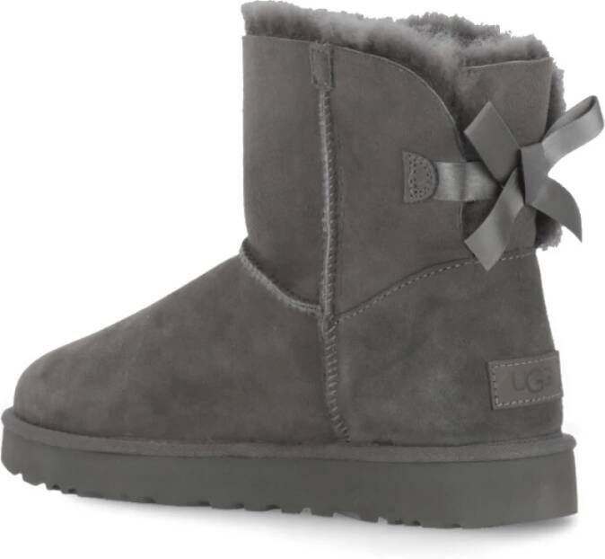 Ugg Shearling laarzen met achterstrik Gray Dames