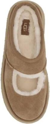 Ugg Shearling Mary Jane Klompen Beige Dames