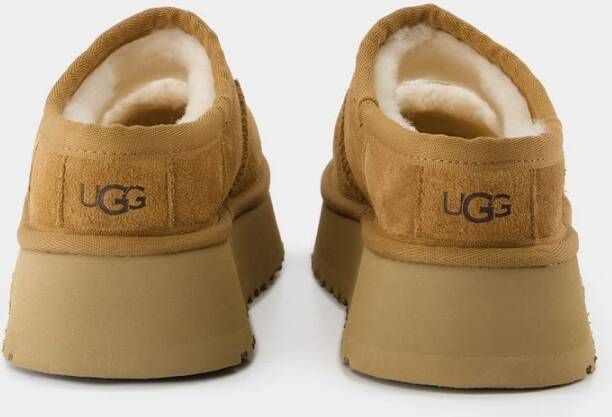 Ugg Shearling Mary Jane Mules Bruin Beige Dames