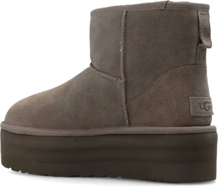 Ugg Sneeuwlaarzen met 'Classic Mini Platform' Grijs Dames