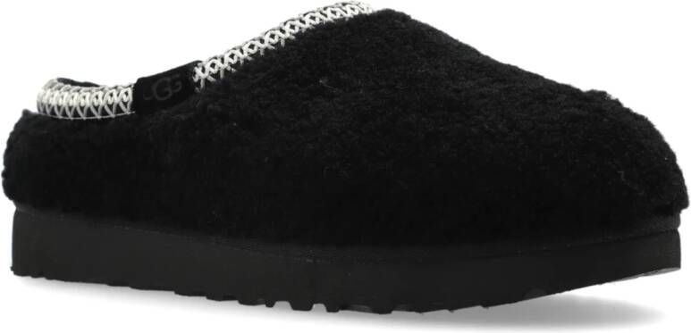 Ugg Slides Tasman Maxi Curly Black Dames