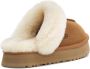 UGG Pantoffels Dames Sloffen Instappers Suède Harde zool Dichte hiel Disquette Cognac - Thumbnail 12