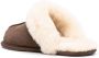 UGG Pantoffels Dames Sloffen Instappers Suède Harde zool Dichte hiel scufette II Bruin - Thumbnail 12