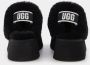 Ugg Zwarte suède en wollen slipper sandaal met 5 cm sleehak Zwart Dames - Thumbnail 5