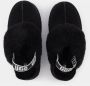 Ugg Zwarte suède en wollen slipper sandaal met 5 cm sleehak Zwart Dames - Thumbnail 6