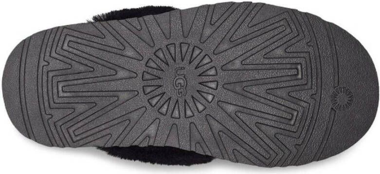 Ugg Funkette Slippers Zwart Dames