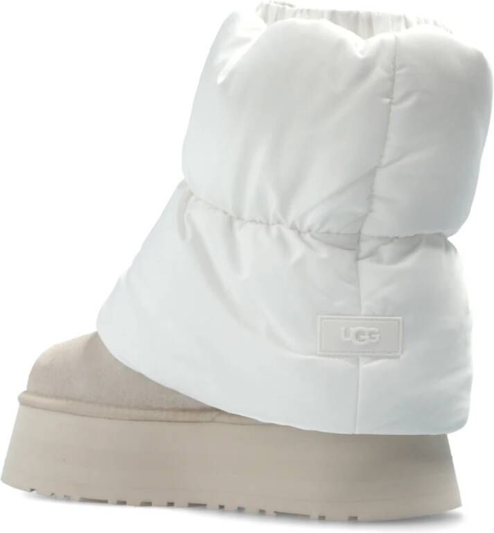 Ugg Sneeuwlaarzen Classic Mini Dipper Puffer Beige Dames