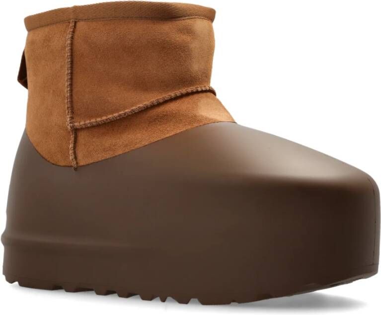 Ugg Sneeuwlaarzen W Classic Mini Pumped Gevormd Brown Dames