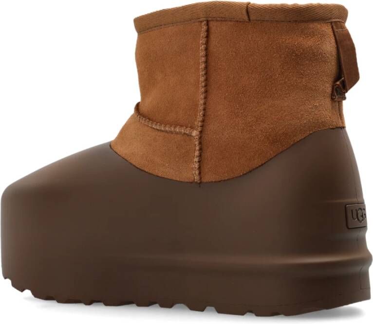 Ugg Sneeuwlaarzen W Classic Mini Pumped Gevormd Brown Dames