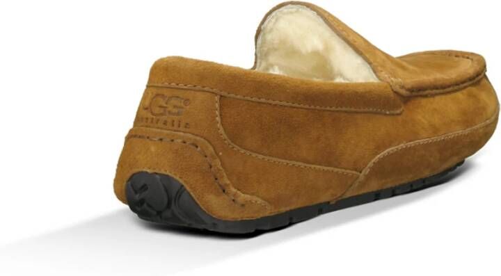 Ugg Shearling Gevoerde Loafers Kastanje Suède Brown Heren - Foto 9