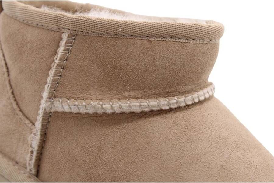 Ugg Stijlvolle Boot met Pacco Details Beige Dames