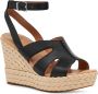 UGG Sandalen Dames W Careena Maat: 39 Materiaal: Leer Kleur: Zwart - Thumbnail 6